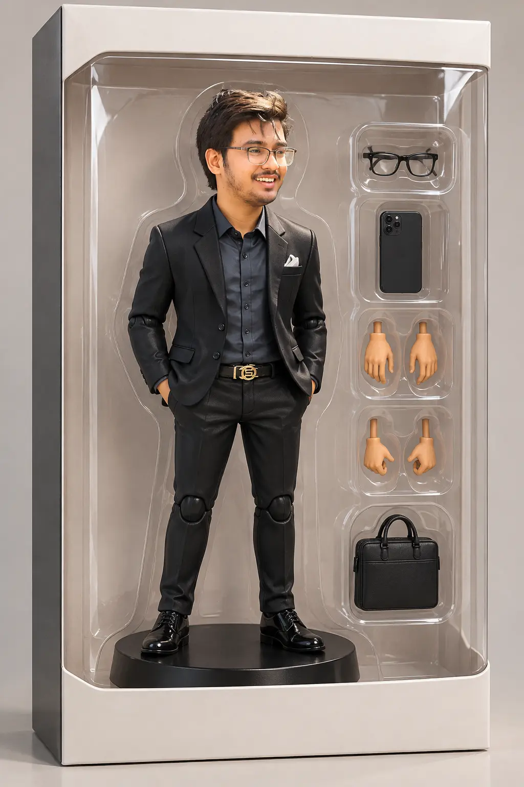 Example result for 3D Figurine Toy Prompt AI image prompt