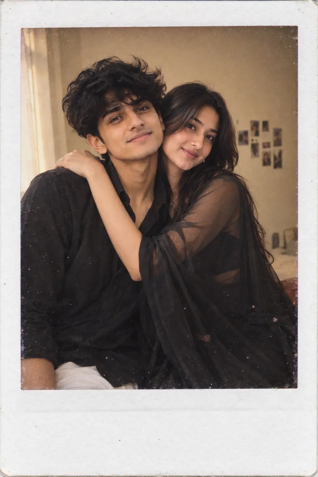 Example result for AI Polaroid With Your Person AI image prompt